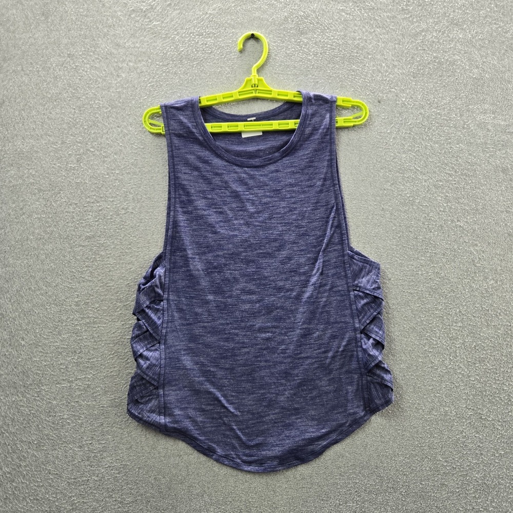 Lululemon Women Tank Top 4 Purple Var City Muscle Tank